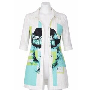 Custo Barcelona RARE Trench Coat Plywood Ranch Jacket EURO 38 USA 4